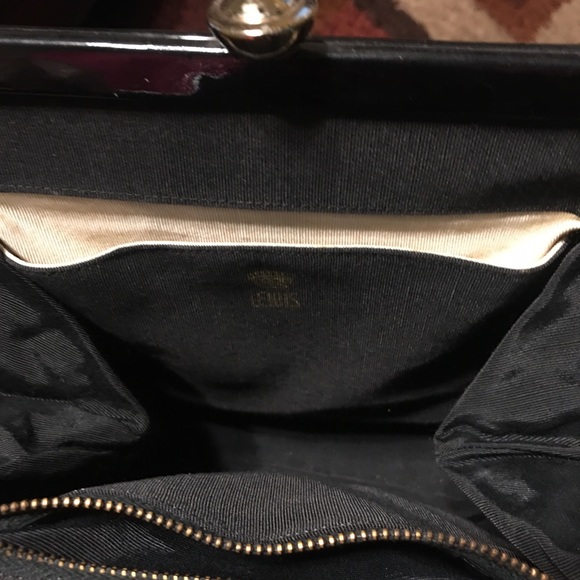 Beautiful Vintage Lewis Patent Leather Bag - Picture 4 of 4